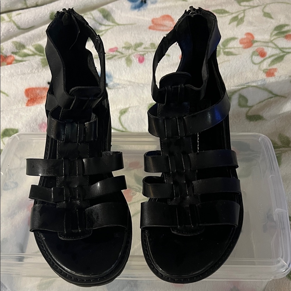 Dolce Vita Black Strappy Sandals
